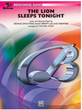 The Lion Sleeps Tonight Concert Band sheet music cover
